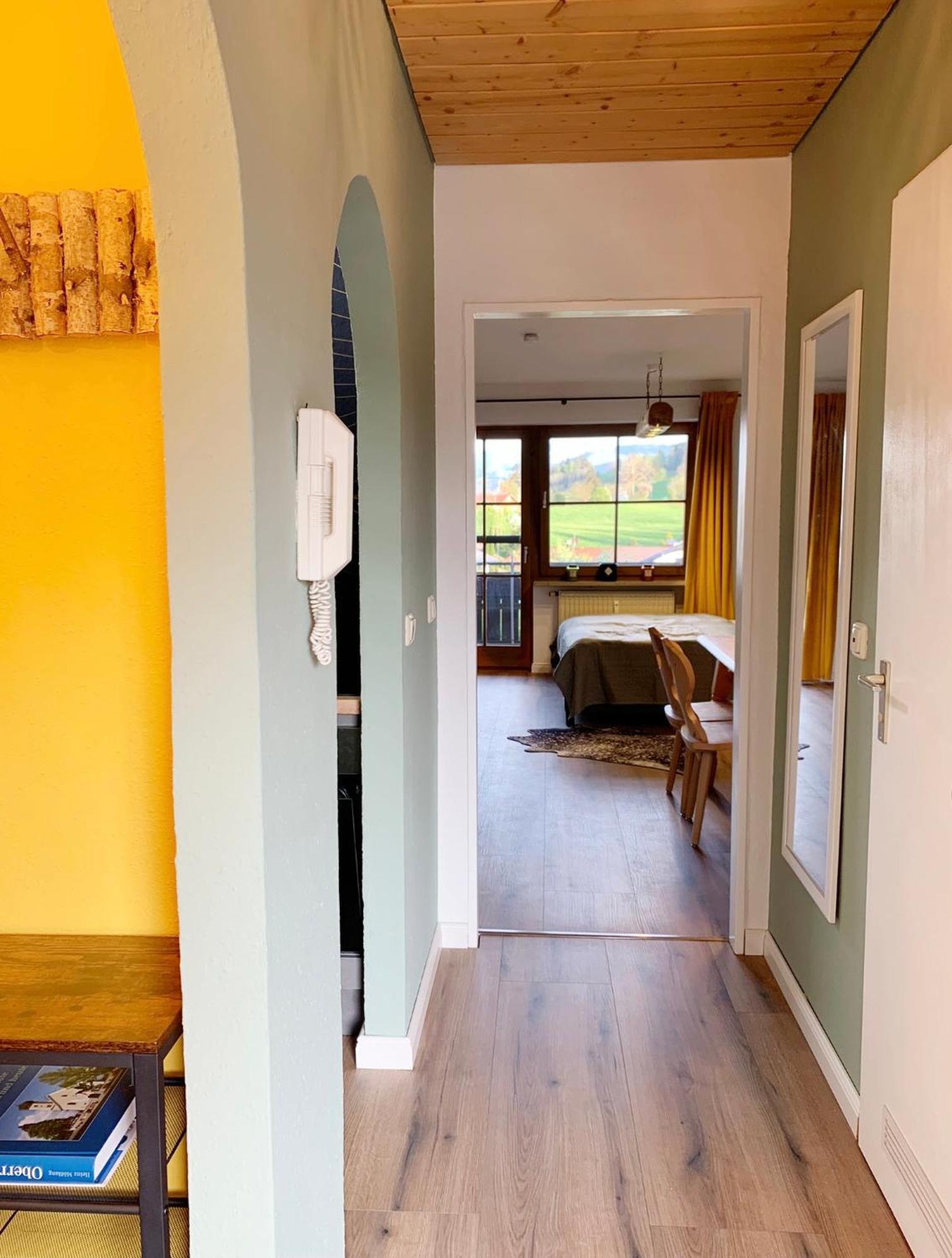 Lindners Hideaways - Bergnest Lodge - Bergblick Fewo 6 Pers Balkon Garten Hund Ski Unterkunft Luftkurort Oberreute Naehe Buchenegger Wasserfaelle Eistobel Bodensee Экстерьер фото